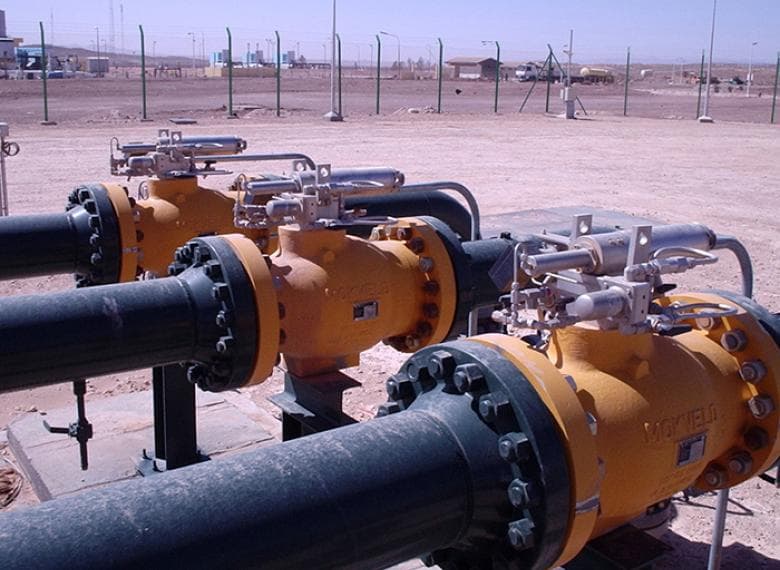 Клапаны осевого типа для защиты от гидроудара, Алжир